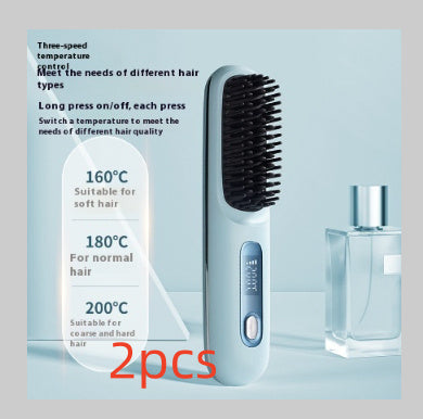 2 In 1 Straight Hair Comb Wireless