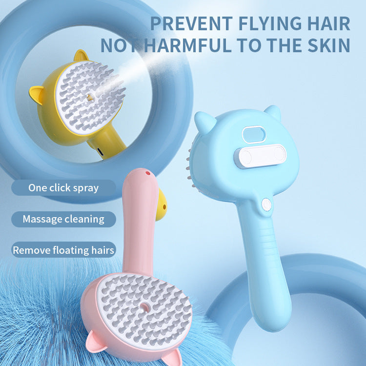 Multifunctional Hair Cleaning Brush with mist
